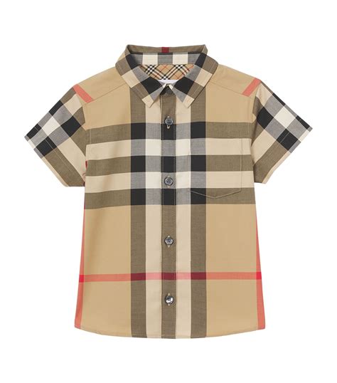 boys burberry shirt|baby boy burberry outfit.